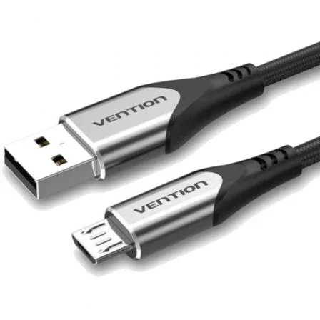 Vention Cable USB 2.0 COAHF Macho USB-MicroUSB 1m Gris Vention Cable USB 2.0 COAHF Macho USB-MicroUSB 1m Gris